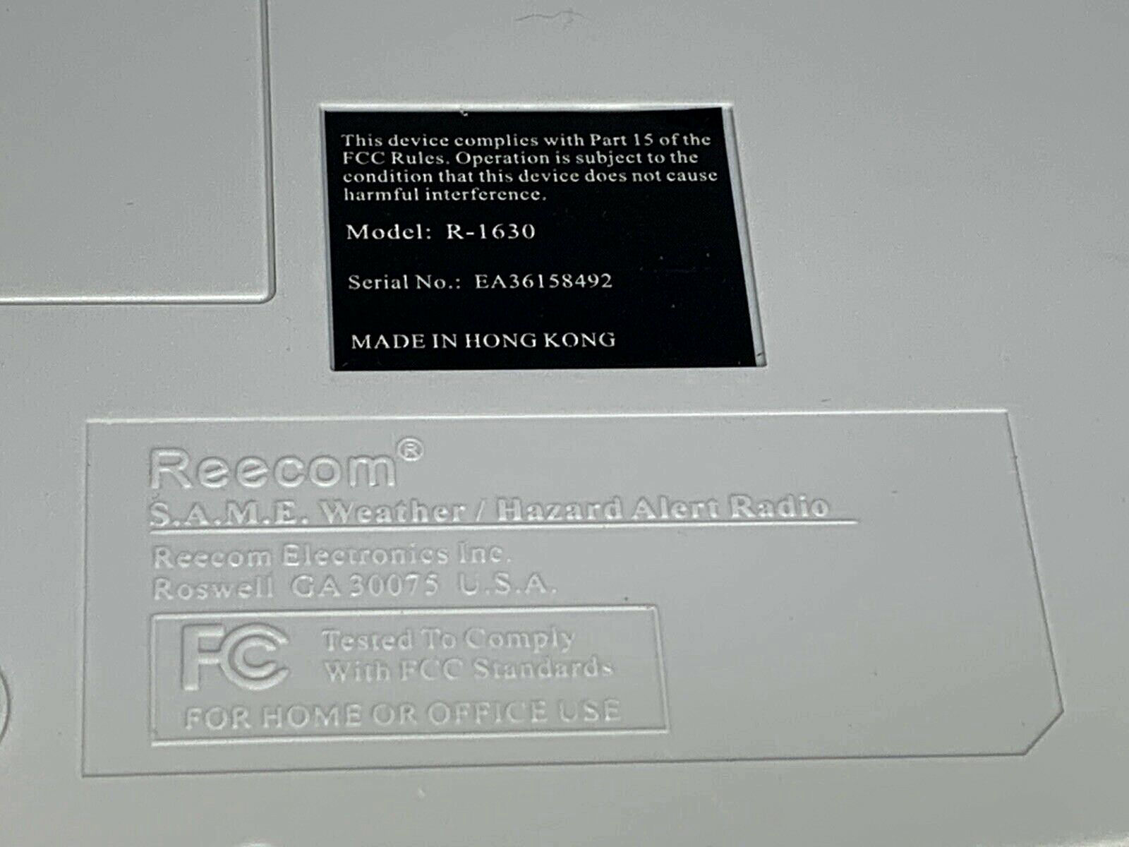 Reecom R-1630
